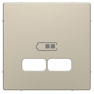 Отзывы Накладка для USB механизма 2,1А Merten D-Life, Сахара