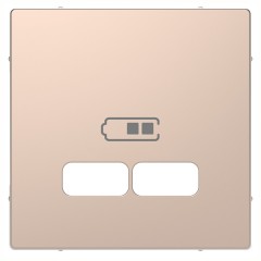 Накладка для USB механизма 2,1А Merten D-Life, шампань