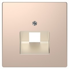 Накладка для розетки 1-ной RJ45 Merten D-Life, шампань