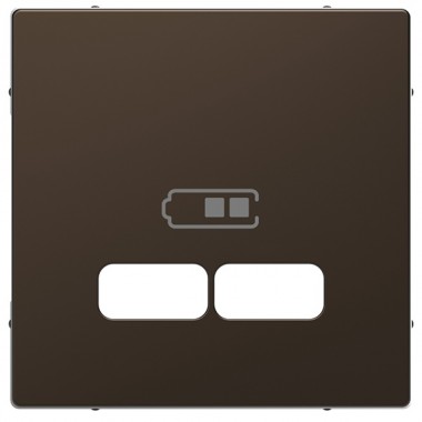 Отзывы Накладка для USB механизма 2,1А Merten D-Life, мокко