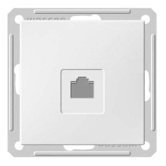Розетка компьютерная RJ45 кат.5E механизм SE W59, белый