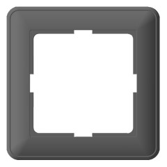Рамка 1 пост SE W59, матовый хром