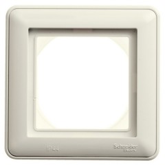 Рамка SE W59 Aqua 1-пост IP44, слоновая кость