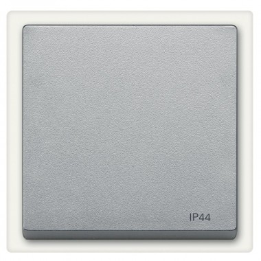 Обзор Клавиша 1-ая IP44 для выключателей и кнопок System M Merten алюминий