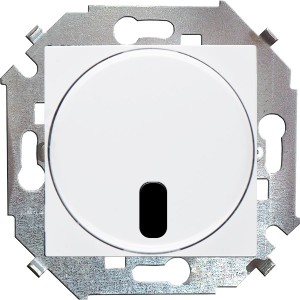 Купить Светорегулятор с управлением от ИК пульта проходной 500Вт 230В Simon 15, белый