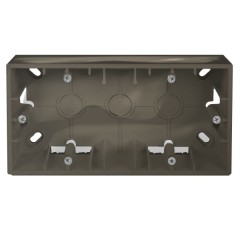 Коробка для накладного монтажа 2 поста Simon 15, шампань