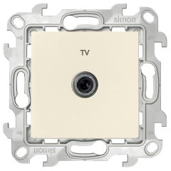 Розетка ТВ оконечная Simon 24 Harmonie, слоновая кость