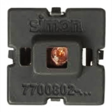 Обзор Блок LED подсветки цвет красный Simon 82, механизм