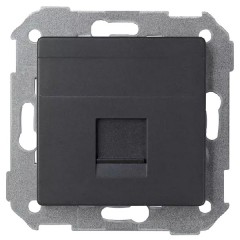 Адаптер со шторками на 1 коннектор UTP (RJ45) SYSTIMAX Simon 82, графит