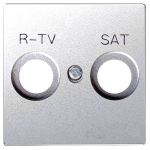 Отзывы Накладка для спутниковых радио-телевизионных розеток Simon 82 Detail, алюминий
