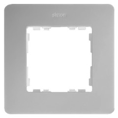 Рамка 1 пост Original Simon 82 Detail, белый-чёрный