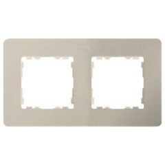 Рамка 2 поста Original Simon 82 Detail, слоновая кость-тростниковый сахар