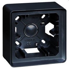 Коробка для накладного монтажа 1 пост Simon 82 Detail, графит