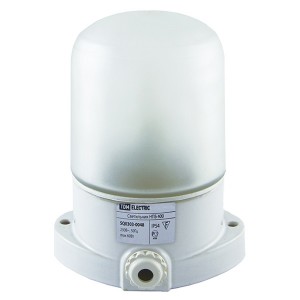 Обзор Светильник НПБ400 для сауны настенно-потолочный белый, IP54, 60 Вт, белый, TDM