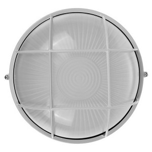 Светильник НПБ1102 белый/круг с реш. 100Вт IP54 TDM