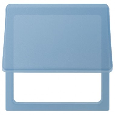 Отзывы Вставка декоративная с откидной крышкой в рамку базовую с вырезом Simon 27 Play, прозрачный синий