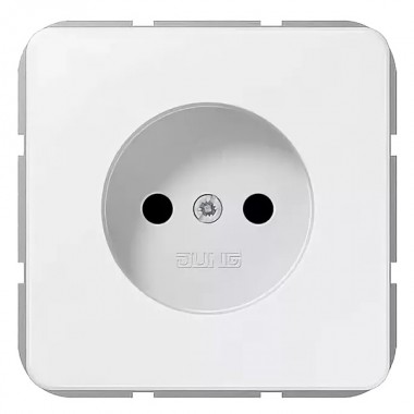 Отзывы Розетка 2Р винтовой зажим Jung CD Белый