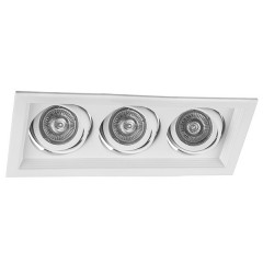 Светильник DLT203 3x50W MAX MR16 G5.3/GU5.3 карданик белый