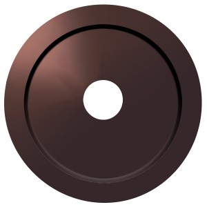 Купить Накладка на аудиорозетку для подключения одной аудиоколонок Simon 88 коричневый