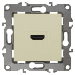 Розетка HDMI IP20 Эра 12, слоновая кость 12-3114-02 (бежевый)