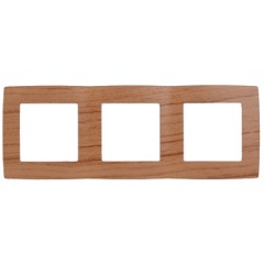 Рамка на 3 поста Эра 12, дуб 12-5003-09
