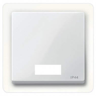 Отзывы Клавиша 1-ая для выключателей с световой индикацией IP44 System M Merten полярно-белый