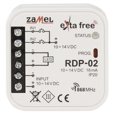Обзор Драйвер LED с возможностью управления по радиоканалу Zamel Exta Free 1 канал 10-14В 4А DC