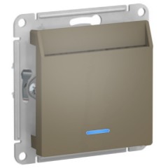 Выключатель карточный SE AtlasDesign, шампань