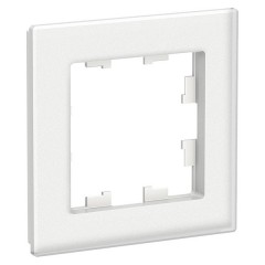 Рамка SE AtlasDesign Nature 1 пост, матовое стекло белый