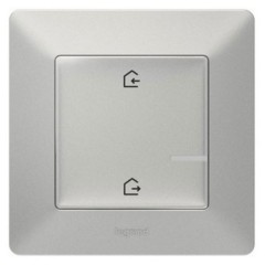Главный беспроводной выключатель "Я дома/Я вне дома" Legrand Valena Life NETATMO алюминий