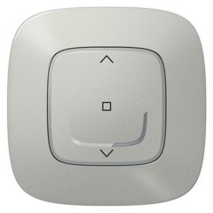 Умный беспроводной выключатель рольставней Legrand Valena Allure NETATMO алюминий