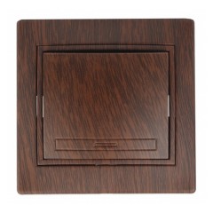 Выключатель 10А 250В  IP20 Intro Plano, венге 1-101-10