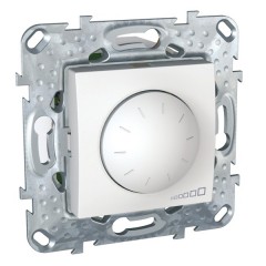 Диммер LED универсальный поворотно-нажимной 4-400W SE Unica, белый