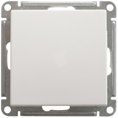 Одноклавишный переключатель 10А SE W59 Aqua IP44, белый