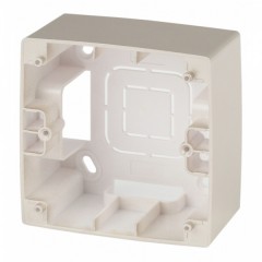 Коробка накладного монтажа Эра 12 1 пост, шампань 12-6101-04