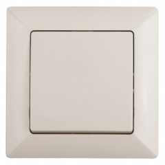 Выключатель 10А-250В Intro Solo, слоновая кость 4-101-02 (бежевый)