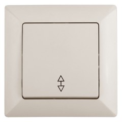 Переключатель 10А-250В Intro Solo, слоновая кость 4-103-02 (бежевый)