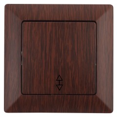 Переключатель 10А-250В Intro Solo, венге 4-103-10