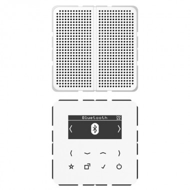 Купить Цифровое радио DAB+/FM с поддержкой Bluetooth моно Jung CD белый/белый
