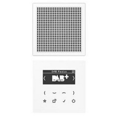 Цифровое радио DAB+/FM моно Jung LS белый/белый