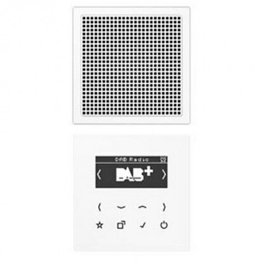 Купить Цифровое радио DAB+/FM моно Jung LS белый/белый