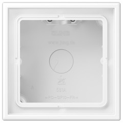 Коробка для накладного монтажа 1-ая Jung LS Белоснежный матовый
