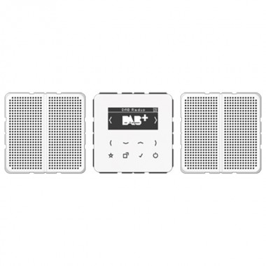 Отзывы Цифровое радио DAB+/FM стерео Jung CD белый/белый
