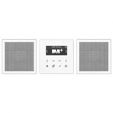 Отзывы Цифровое радио DAB+/FM стерео Jung LS белый/белый