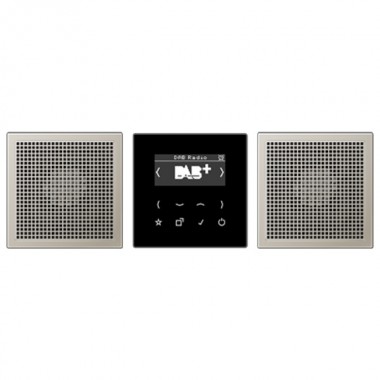 Отзывы Цифровое радио DAB+/FM стерео Jung LS черный/нержавеющая сталь