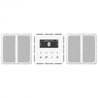 Обзор Цифровое радио DAB+/FM с поддержкой Bluetooth стерео Jung CD белый/белый
