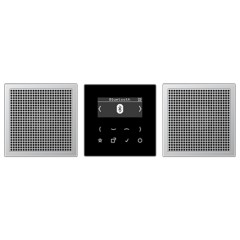 Цифровое радио DAB+/FM с поддержкой Bluetooth стерео Jung LS черный/алюминий