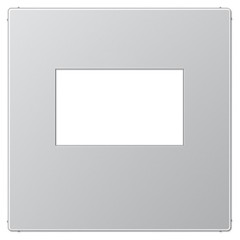 Накладка для USB зарядки USB15CASW и USB15CAWW розеток Jung A+AS Алюминий