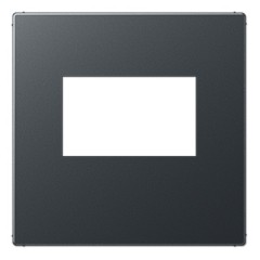 Накладка для USB зарядки USB15CASW и USB15CAWW розеток Jung A+AS Антрацит матовый