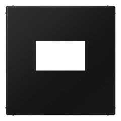 Накладка для USB зарядки USB15CASW и USB15CAWW Jung LS Черный матовый